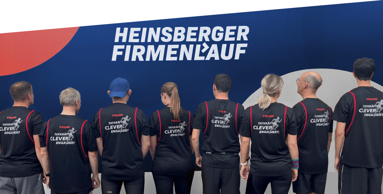 Das Teijin Team beim Heinsberger Firmenlauf