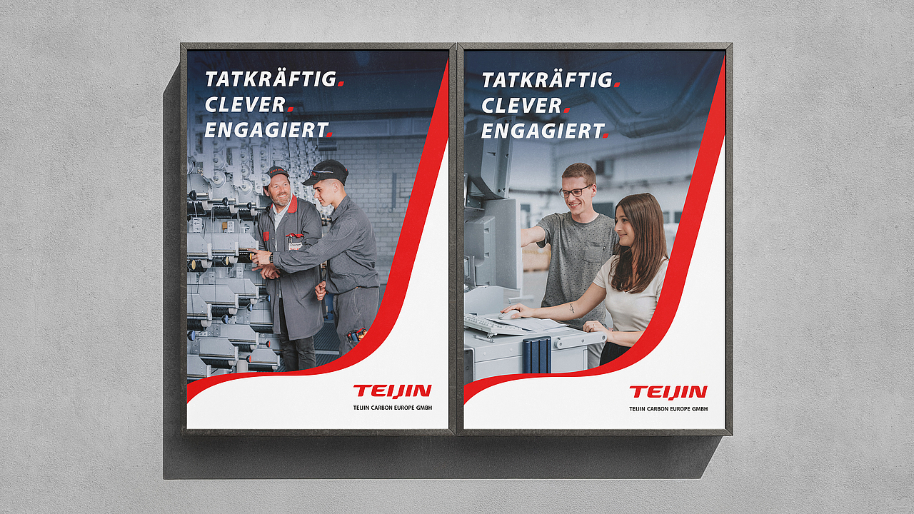 Plakate zur Employer Brand Kampagne